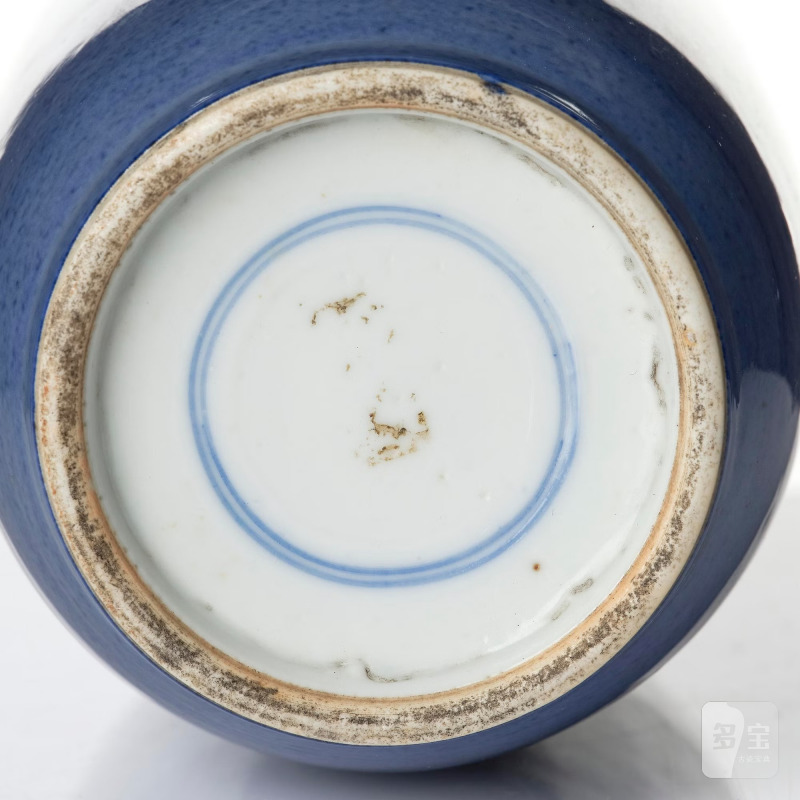 A powder blue roleau vase, - 图7